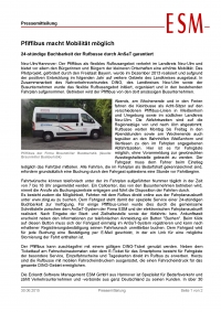 Pfiffibus macht Mobilität möglich